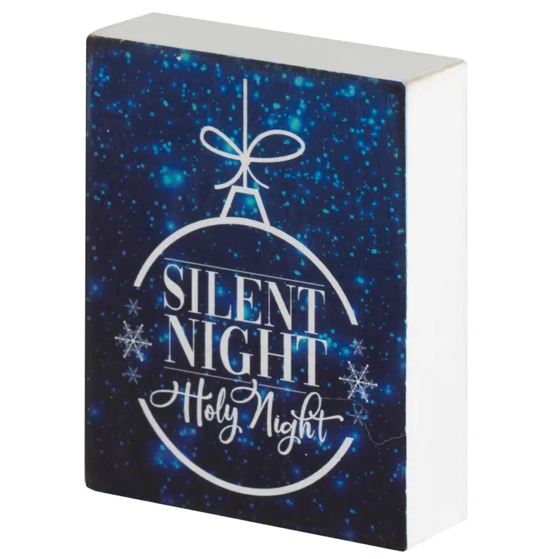 Tabletop Plaque Silent Night Holy Night Dicksons Inc