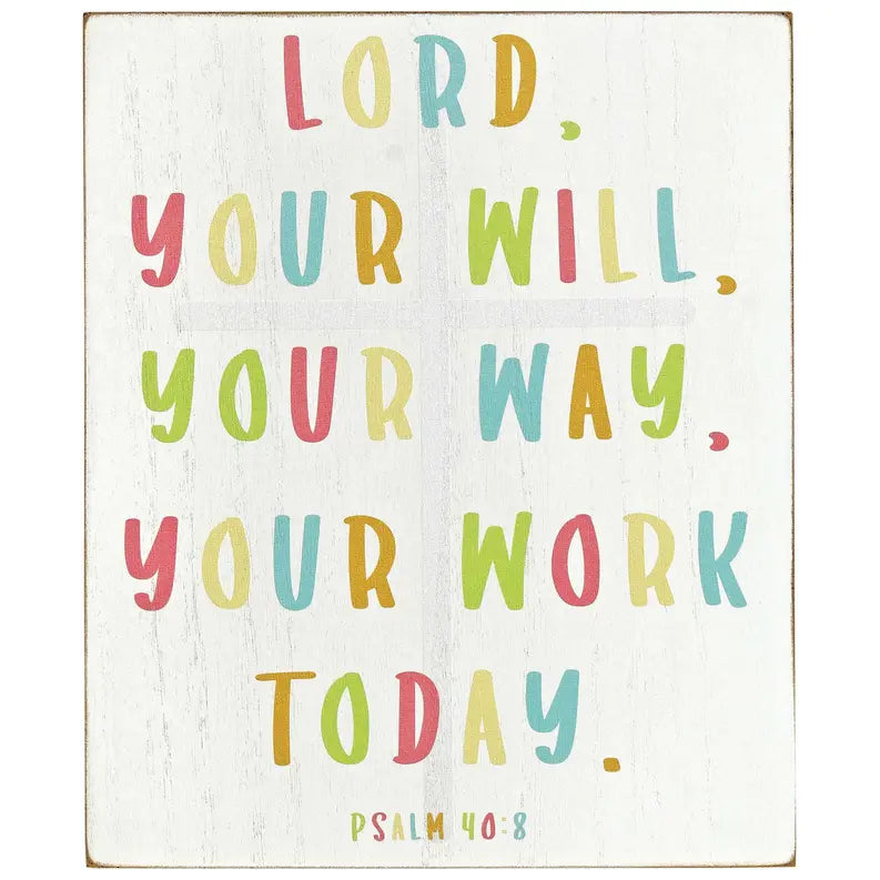Tabletop Plaque Your Will Your Way Dicksons Inc