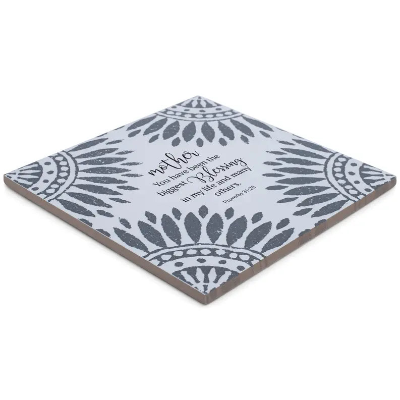 Tabletop Tile Mother Prov.31:28 Cream Dicksons Inc