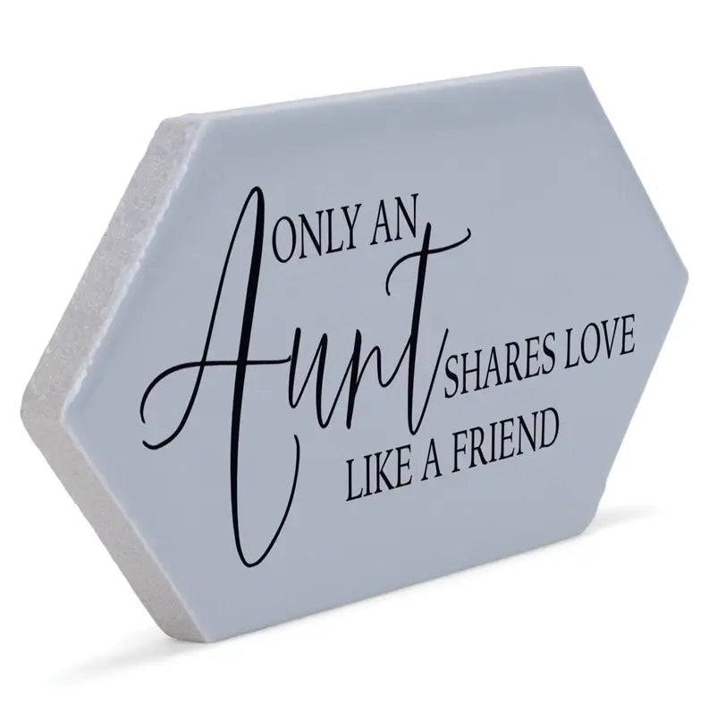 Tabletop Tile Only Aunt Shares Love Grey Dicksons Inc