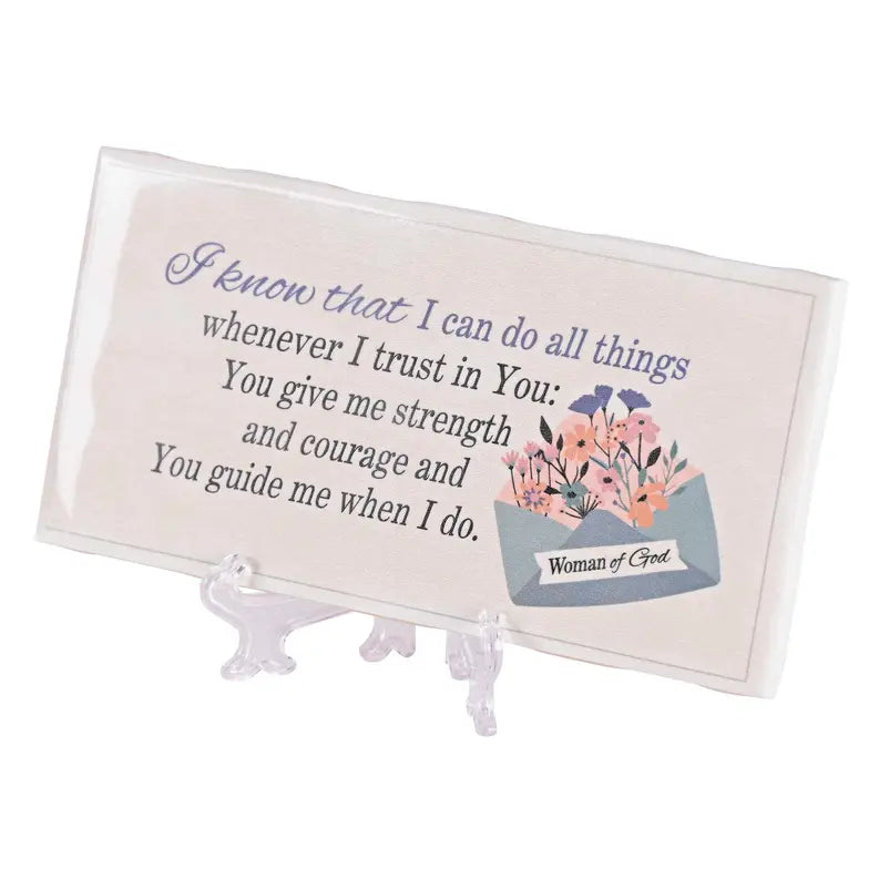 Tabletop Tile Woman Of God Envelope 6x3 Dicksons Inc