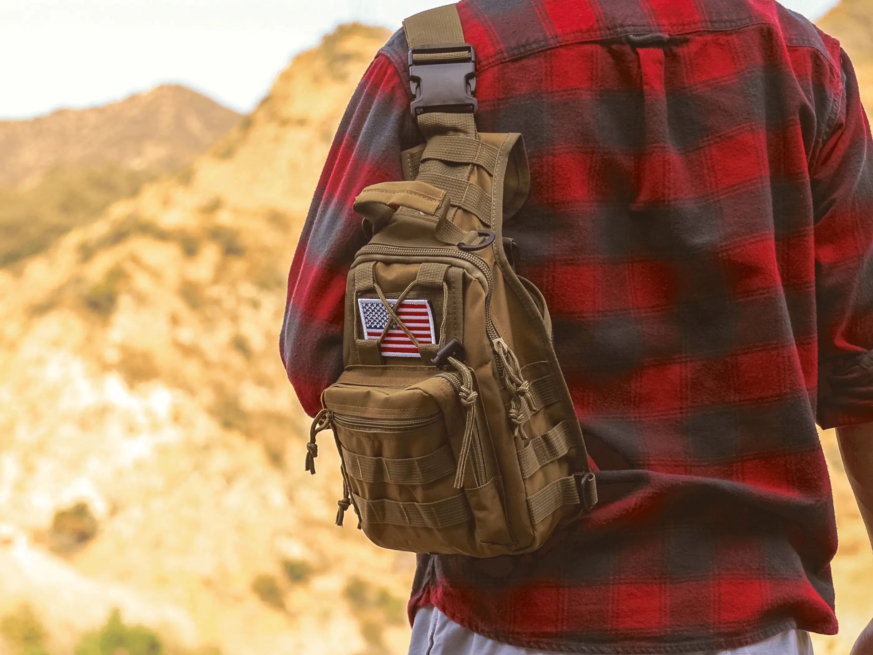 Tactical USA Flag Patch with Detachable Backing JupiterGear