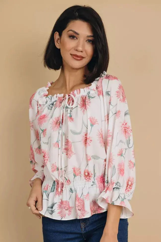 Tamra Off The Shoulder Blouse Stay Warm in Style