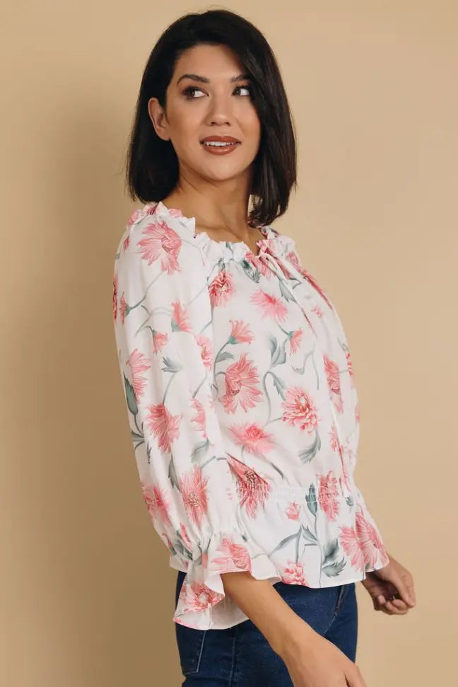 Tamra Off The Shoulder Blouse Stay Warm in Style