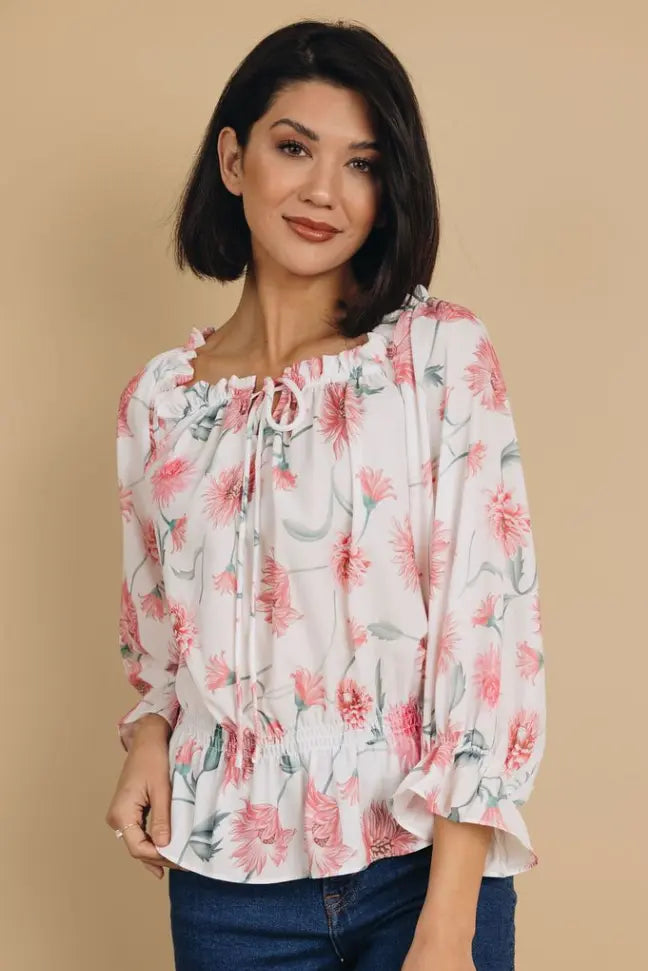 Tamra Off The Shoulder Blouse Stay Warm in Style