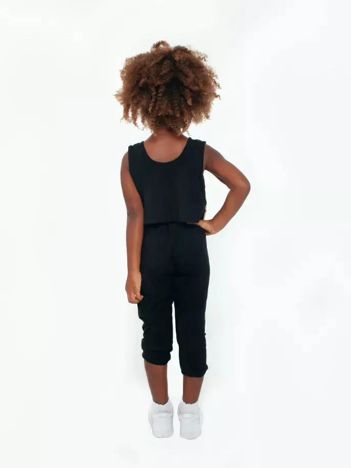 Tank Top And Dropped Crotch Romper Set Little Mass