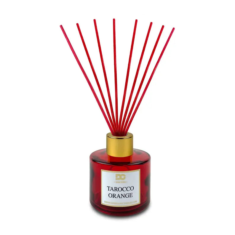 Tarocco Orange Reed Diffuser Set Red Starline Artist Production