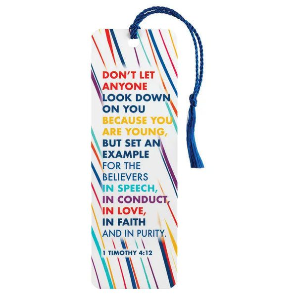 Tassel Bookmark Dont Let Anyone Look Dicksons Inc