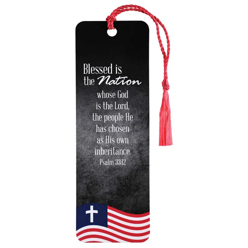 Tassel Bookmark Flag Blessed Be The Dicksons Inc