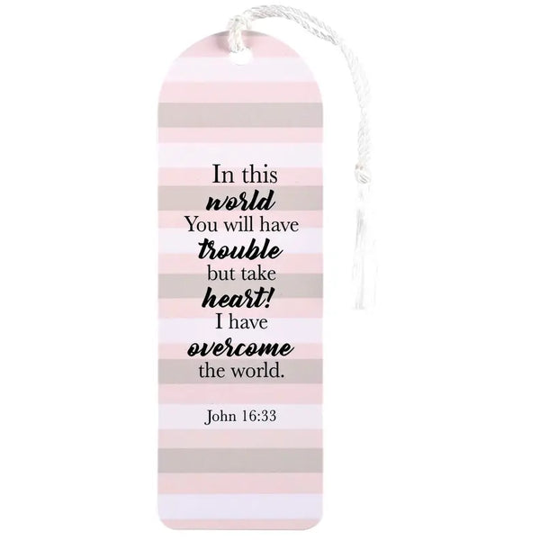 Tassel Bookmark In This World John 16:33 Dicksons Inc