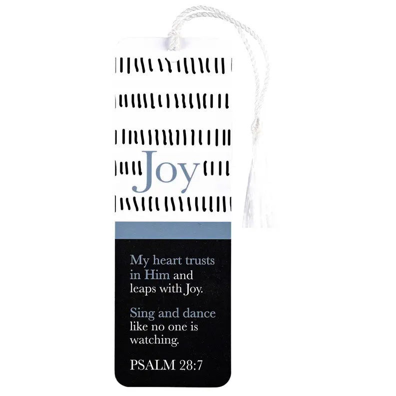 Tassel Bookmark Joy Psalm 28:7 Dicksons Inc