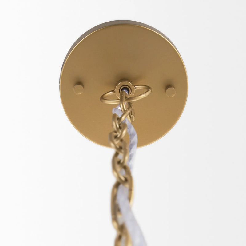 Taupe Metal Single Ceiling Light With Cream Shades Homeroots Lighting