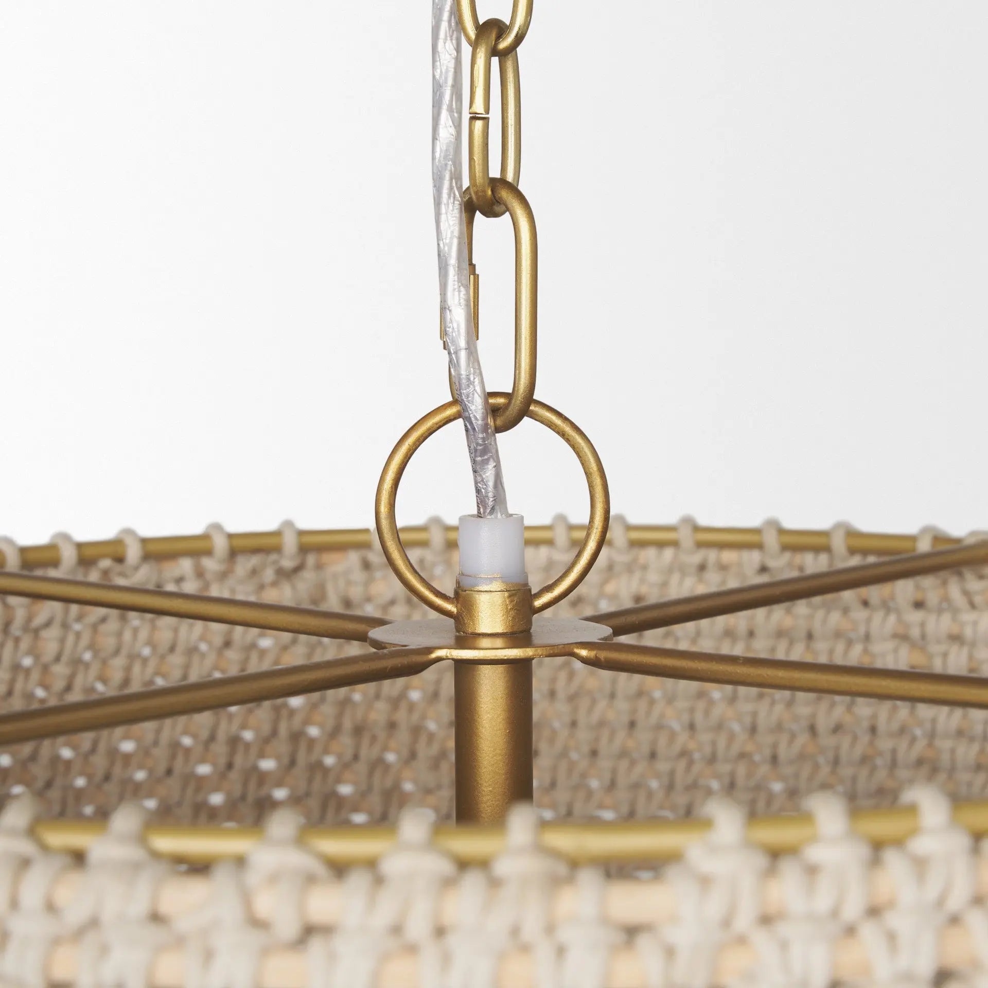 Taupe Metal Single Ceiling Light With Cream Shades Homeroots Lighting