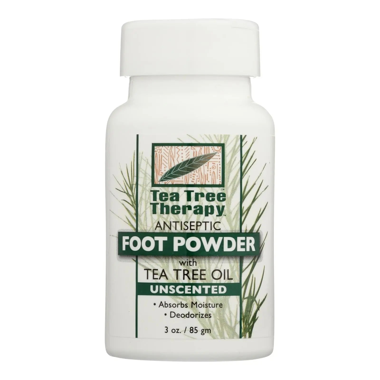 Tea Tree Therapy - Foot Powder Unscented - 1 Each - 3 Oz Tea Tree Therapy
