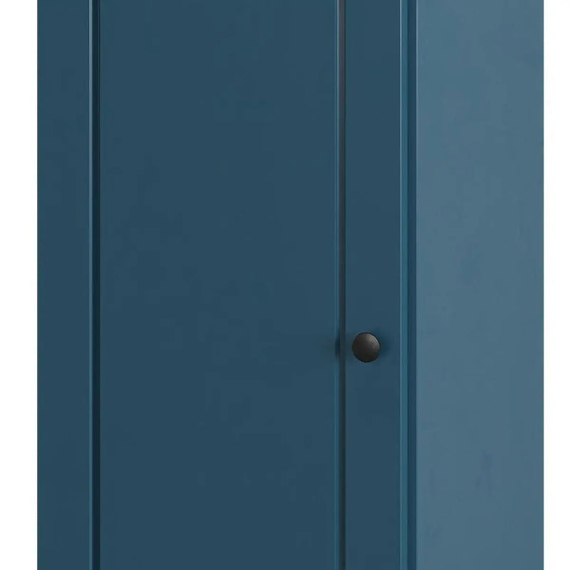 Teal Blue Ten Pair Solid WoodShoe Storage Cabinet Homeroots Organization