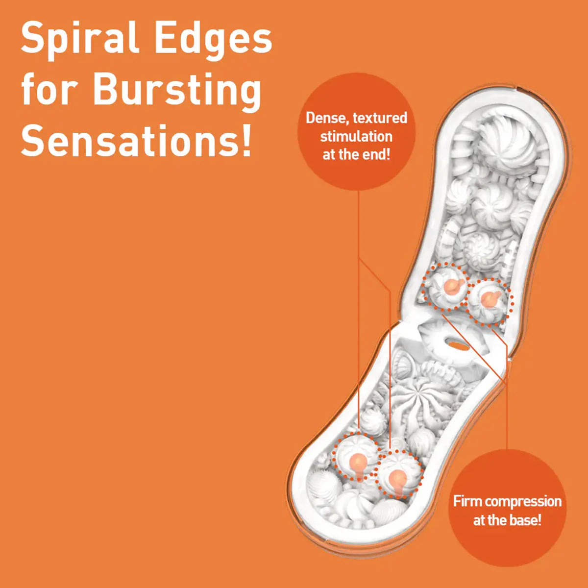 Tenga Flip Orb Sunset Orange TENGA