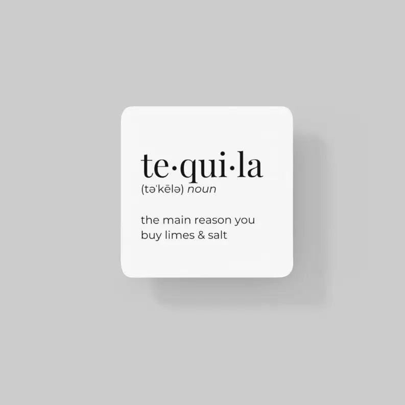 Tequila Coaster Black Cat Bazaar