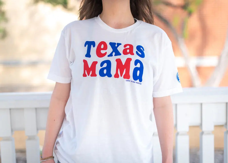 Texas Patriotic Mama T-Shirt Lone Star Roots