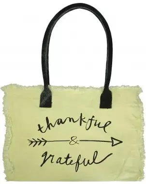 Thankful & Grateful Market Tote Vintage Addiction