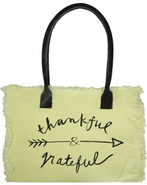 Thankful & Grateful Market Tote Vintage Addiction