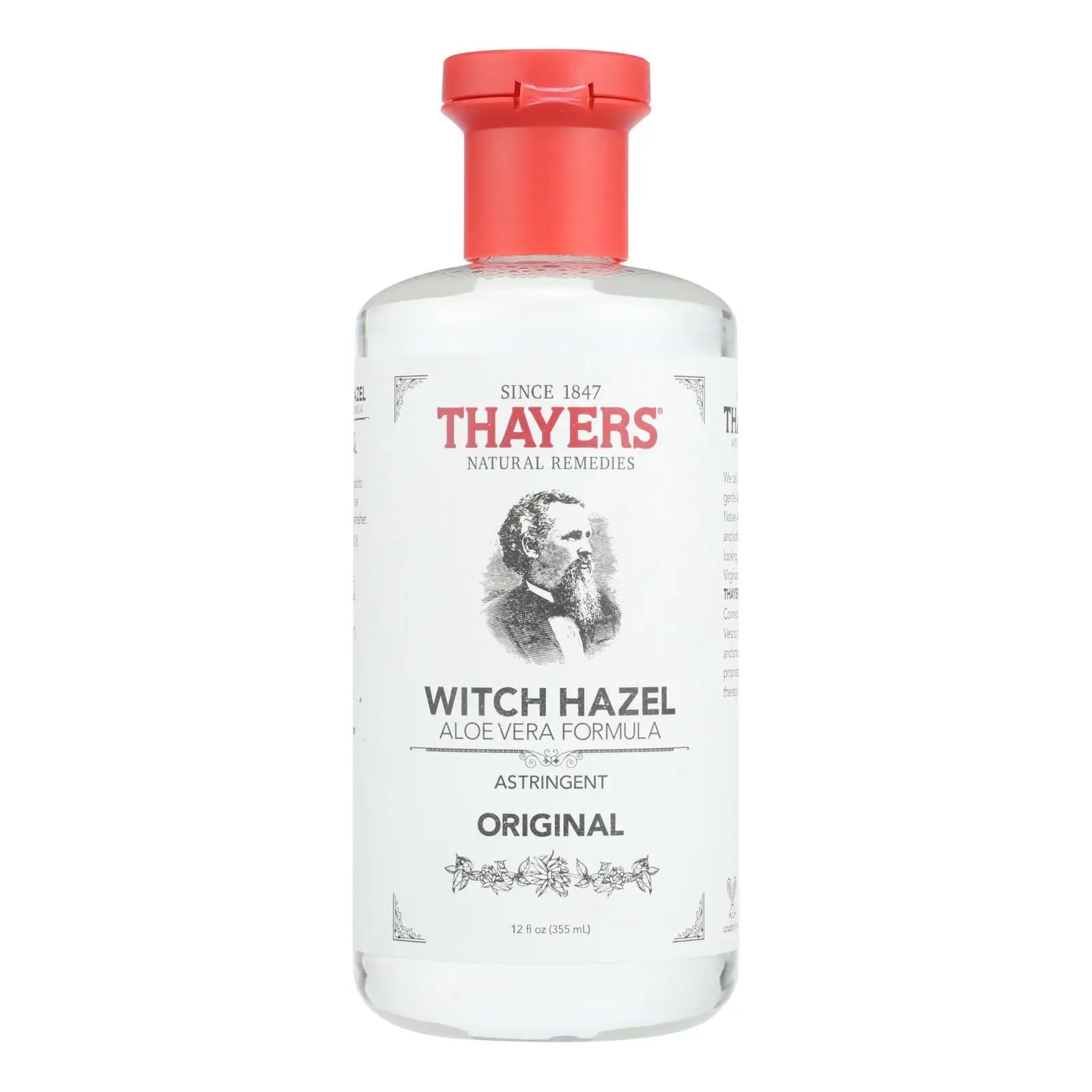 Thayers Witch Hazel With Aloe Vera Original - 12 Fl Oz Thayers