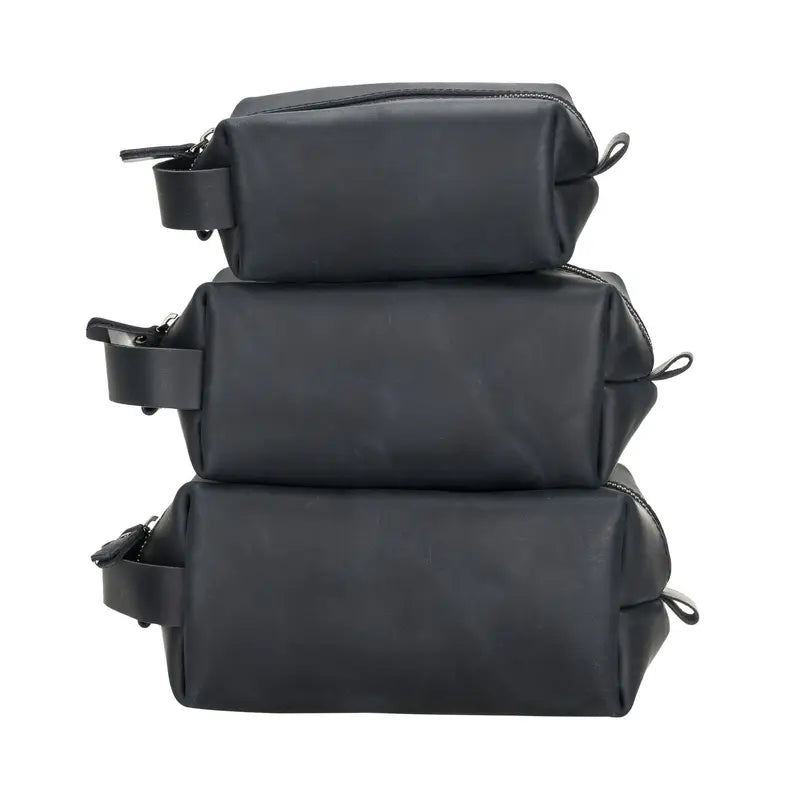 Thayne Cow Leather Makeup Bag for Women Toronata