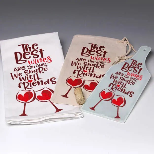 The Best Wines Wine Tote Bag LIANE FRIED STUDIO