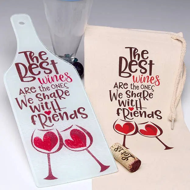 The Best Wines Wine Tote Bag LIANE FRIED STUDIO