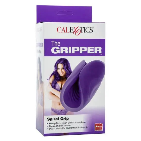 The Gripper Spiral Grip Purple California Exotic Novelties