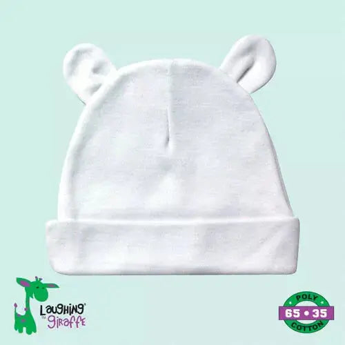 The Laughing Giraffe Baby Bear Ears Beanie Hat Kids Blanks