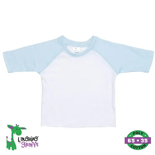 The Laughing Giraffe Baby Raglan T-Shirt Kids Blanks