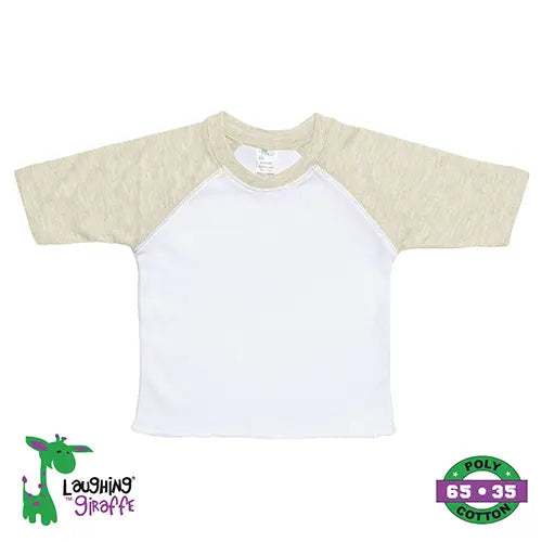 The Laughing Giraffe Baby Raglan T-Shirt Kids Blanks