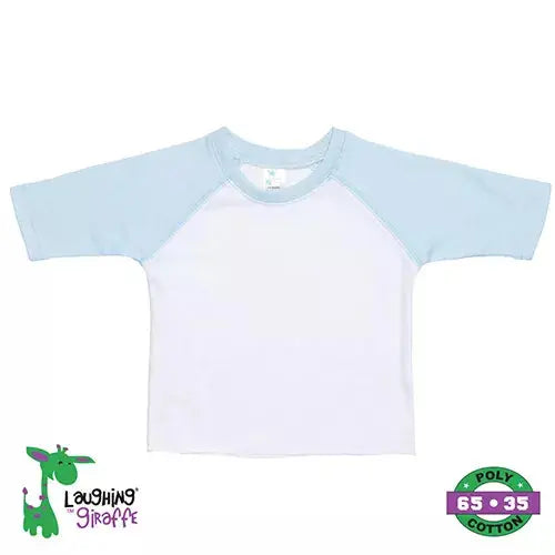 The Laughing Giraffe Baby Raglan T-Shirt Kids Blanks