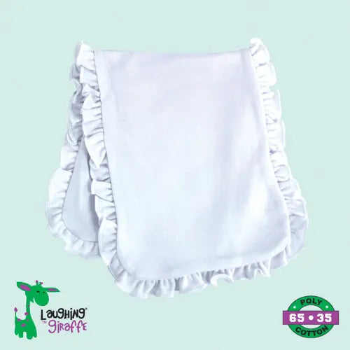 The Laughing Giraffe Baby Ruffle Burp Cloths Kids Blanks