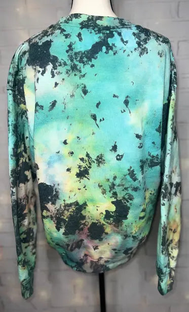 The Mashup Tie Dye Blank Crewneck Sweatshirt The Blended Owl