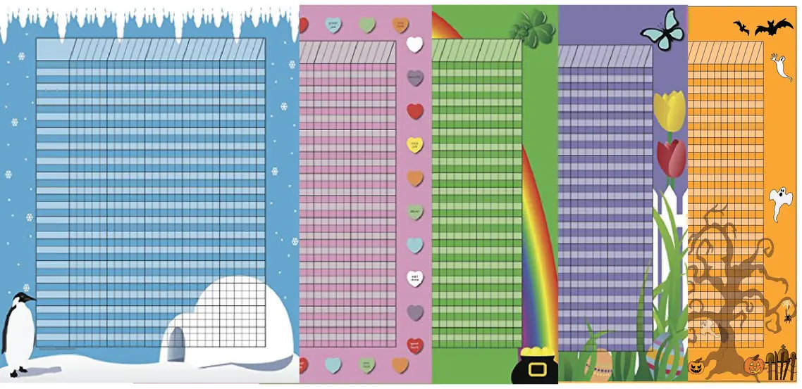 Theme Incentive Chart Creative Shapes