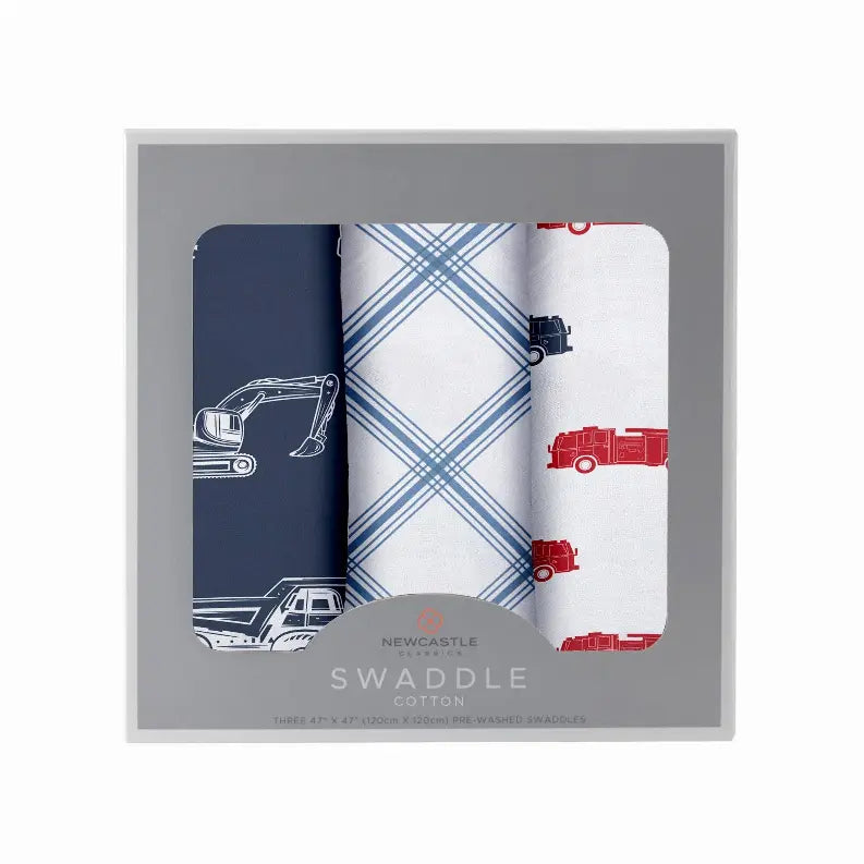 Things That Go Swaddle Newcastle Classics