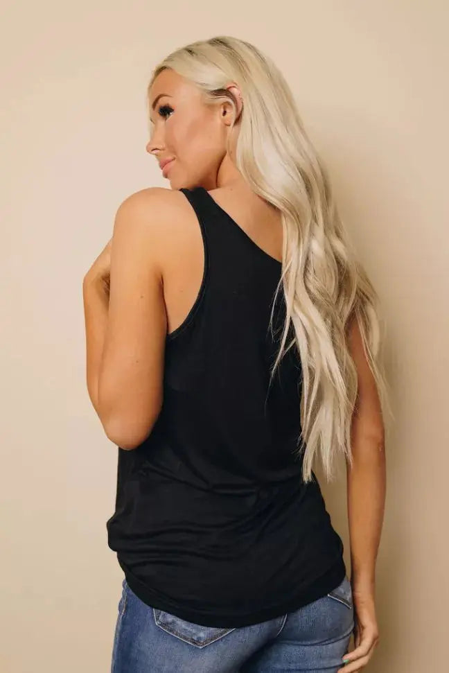 Think About It Button Tank Stay Warm in Style