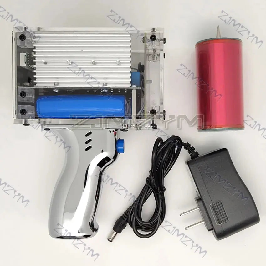 Third Generation Plus 80W 6A Tesla-Coil Gun Portable Handheld Tesla-Coil High Voltage Generator Artificial Lightning Tesla-Coil GreatEagleInc