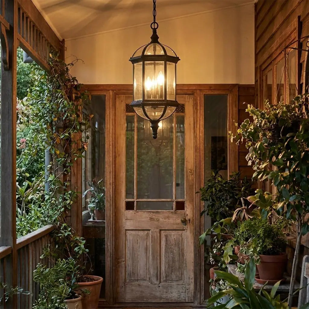 Three Light Matte Black Eastern Lantern Hanging Light Homeroots Outdoor
