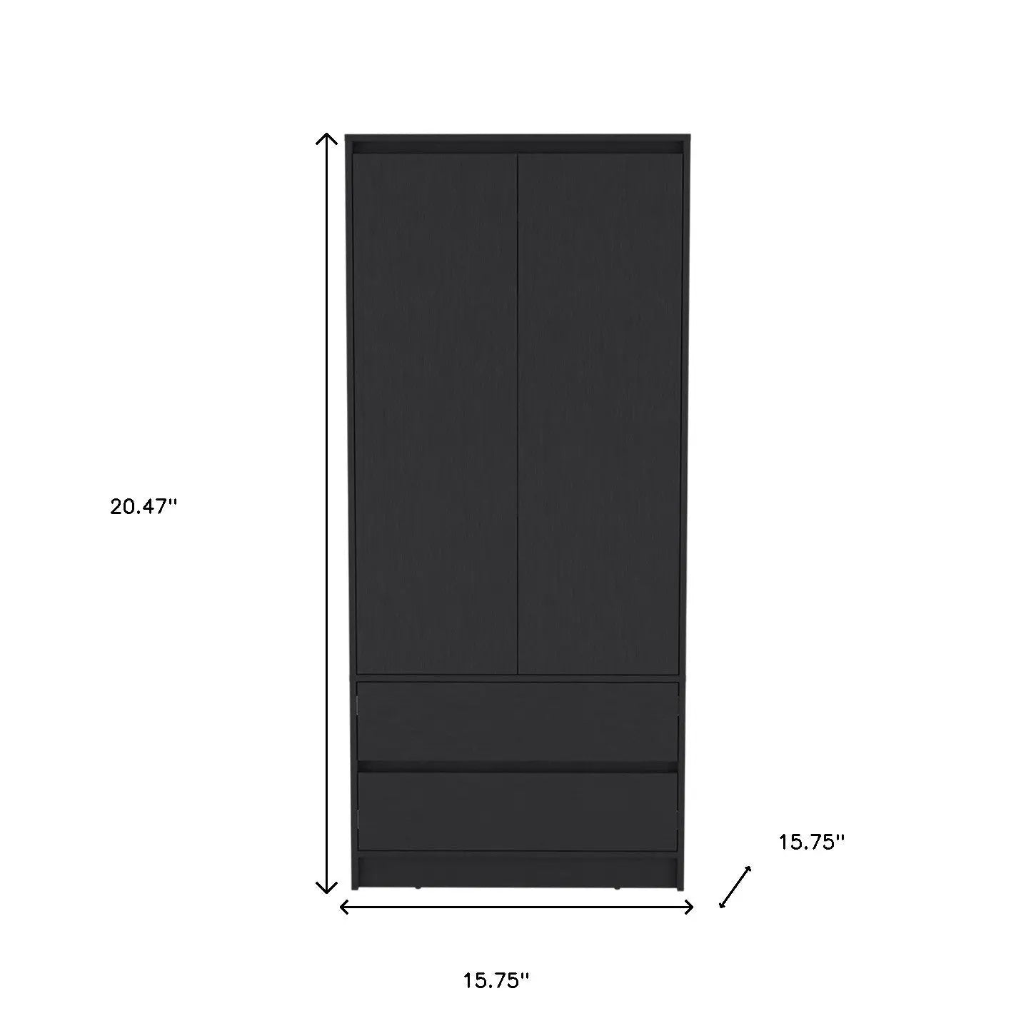 Three Piece Black Bedroom Set Homeroots Bed & Bath