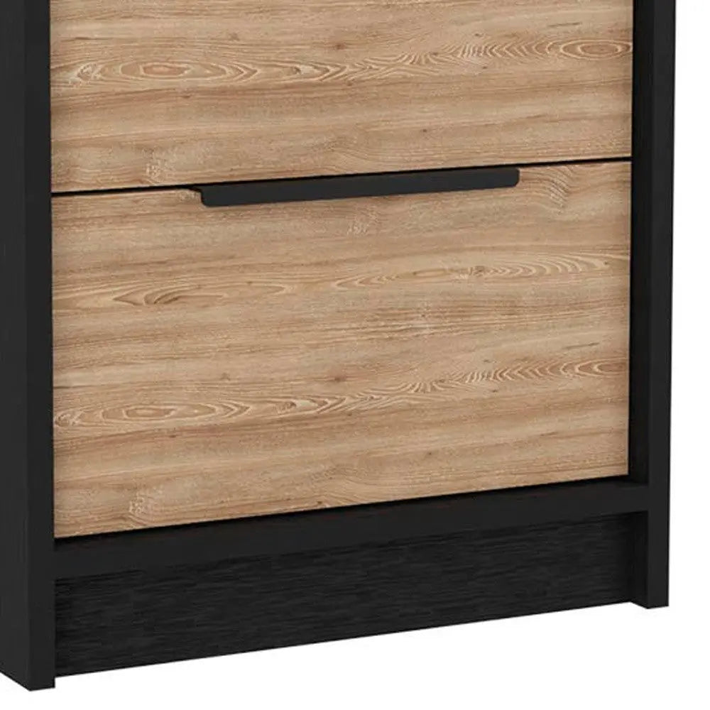 Three Piece Brown and Black Bedroom Set Homeroots Bed & Bath