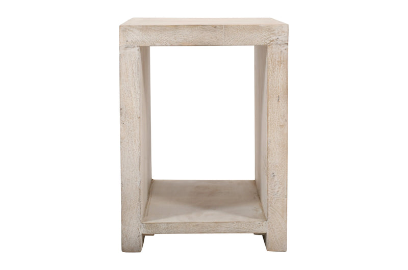 Three Piece Natural Solid Wood Distressed Sled Coffee And End Tables Set Homeroots Living Room
