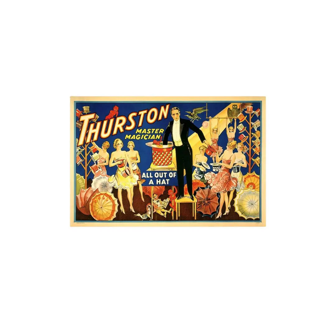 Thurston Spirits Vintage Magic Unframed Print Wall Art - GreatEagleInc