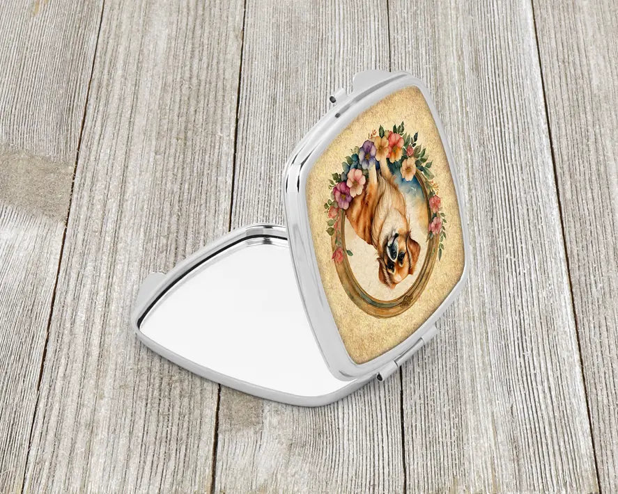 Tibetan Spaniel Compact Mirror Caroline's Treasures