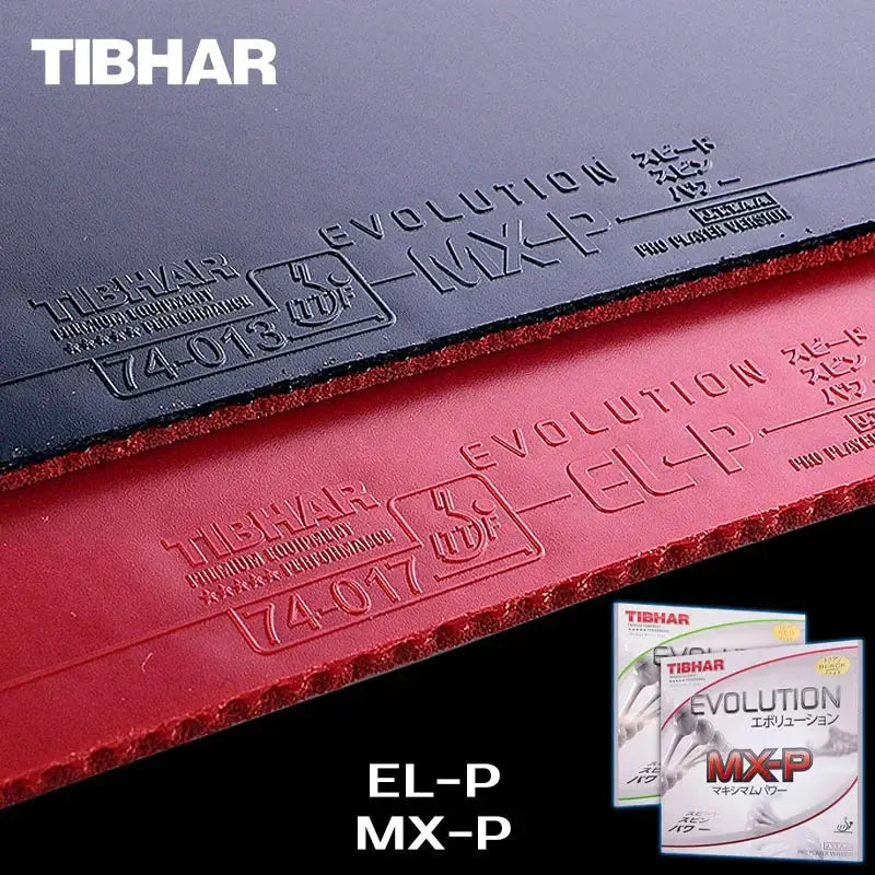 Tibhar-Evolution EL-P Table Tennis Rubber, Professional Non-Toxic Pimples-in Ping Pong Rubber for Quick Attack GreatEagleInc