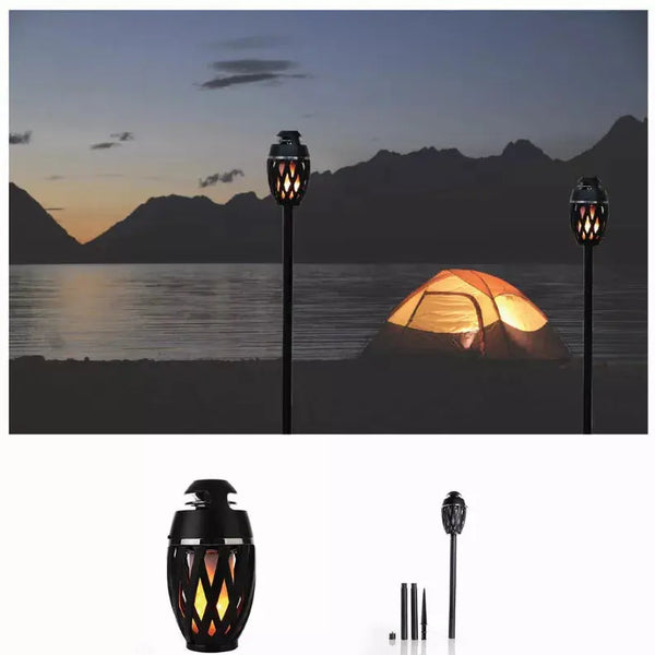 Tiki Tiki To To Outdoor LED Torch With Bluetooth Speaker Vista Shops