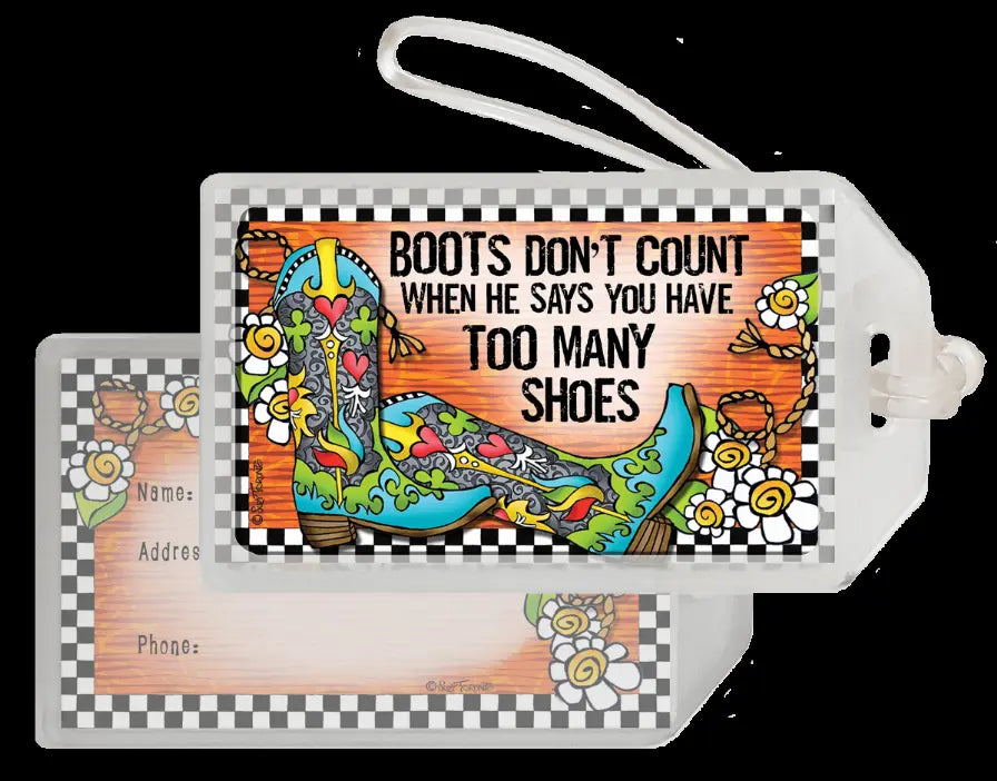 TingleBoot Collection Bag Tag Suzy Toronto
