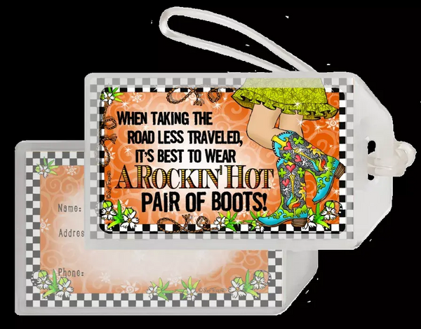 TingleBoot Collection Bag Tag Suzy Toronto