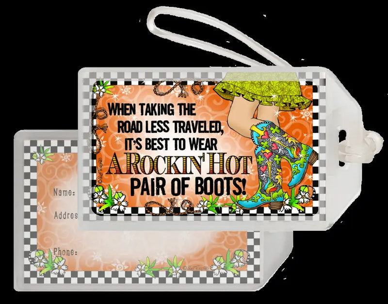 TingleBoot Collection Bag Tag Suzy Toronto